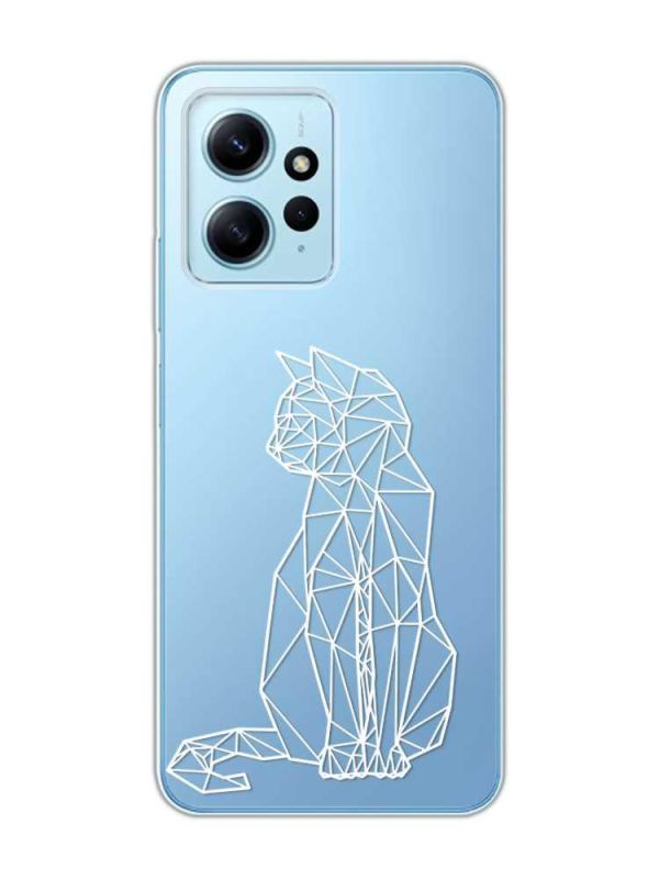 Прозорий чохол на Xiaomi Redmi Note 12 4G :: Котик (принт 125)