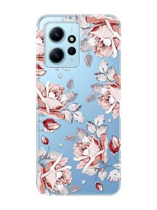 Прозорий чохол на Xiaomi Redmi Note 12 4G :: Фон Троянди (принт 273)