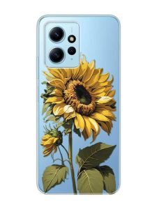 Прозорий чохол на Xiaomi Redmi Note 12 4G :: Соняшник (принт 274)
