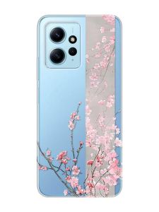 Прозорий чохол на Xiaomi Redmi Note 12 4G :: Сакура у цвіті (принт 286)