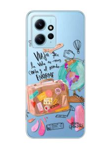Прозорий чохол на Xiaomi Redmi Note 12 4G :: Настрій подорожувати (принт 329)