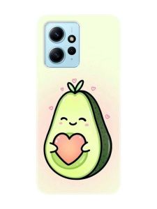 Чохол на Xiaomi Redmi Note 12 4G :: Кавай авокадо з сердечком (принт 310)