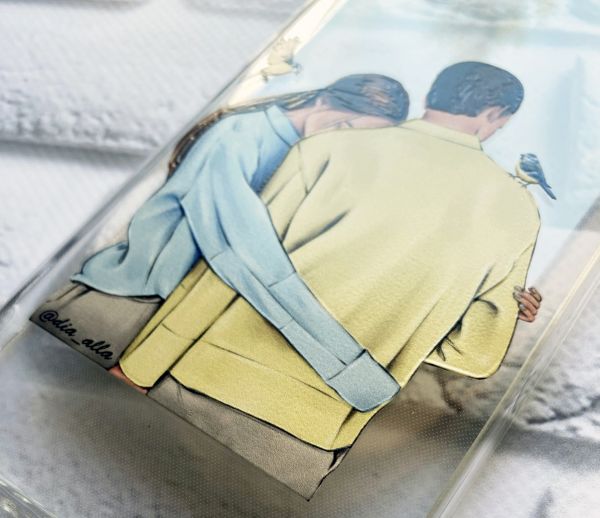 Прозорий чохол для Samsung Galaxy A02 / A022 (2021) з патріотичним дизайном "Українська пара" принт 14