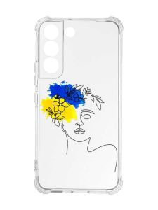 Чохол із потовщеними кутами на Samsung Galaxy S22 :: Українка Арт (принт 3)