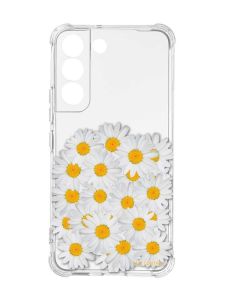 Чохол із потовщеними кутами на Samsung Galaxy S22 :: Букет ромашок (принт 40)