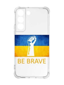 Чохол із потовщеними кутами на Samsung Galaxy S22 :: Мужність Україна (принт 42)