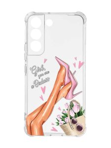 Чохол із потовщеними кутами на Samsung Galaxy S22 :: Ніжки (принт 62)