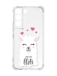 Чохол із потовщеними кутами на Samsung Galaxy S22 :: Лама (принт 94)