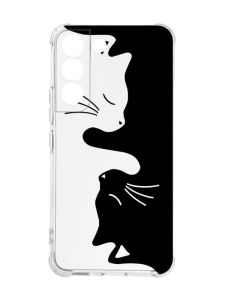 Чохол із потовщеними кутами на Samsung Galaxy S22 :: Котики (принт 118)