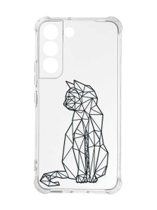Чохол із потовщеними кутами на Samsung Galaxy S22 :: Котик (принт 124)