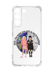 Чохол із потовщеними кутами на Samsung Galaxy S22 :: Дівчата з Венздей (принт 211)