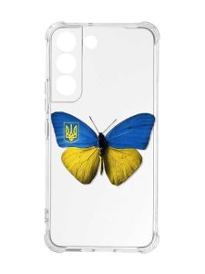 Чохол із потовщеними кутами на Samsung Galaxy S22 :: Метелик Україна (принт 255)