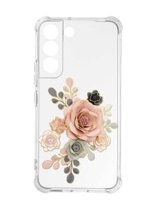 Чохол із потовщеними кутами на Samsung Galaxy S22 :: Троянди (принт 275)