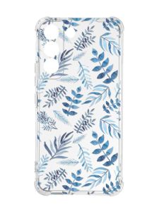 Чохол із потовщеними кутами на Samsung Galaxy S22 :: Рослинний фон (принт 276)