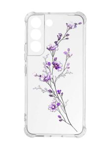 Чохол із потовщеними кутами на Samsung Galaxy S22 :: Гілочка квітів (принт 278)