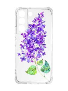 Чохол із потовщеними кутами на Samsung Galaxy S22 :: Гілочка бузку (принт 280)