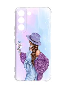 Чохол із потовщеними кутами на Samsung Galaxy S22 :: В очікуванні хлопчика (принт 222)