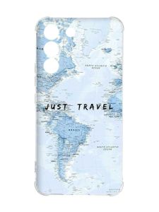 Чохол із потовщеними кутами на Samsung Galaxy S22 :: Подорожі. Карта (принт 323)