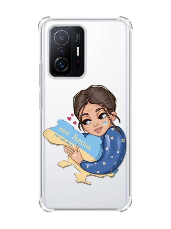 Чохол з потовщеними кутами на Xiaomi 11T :: Моя Україна (принт 2)