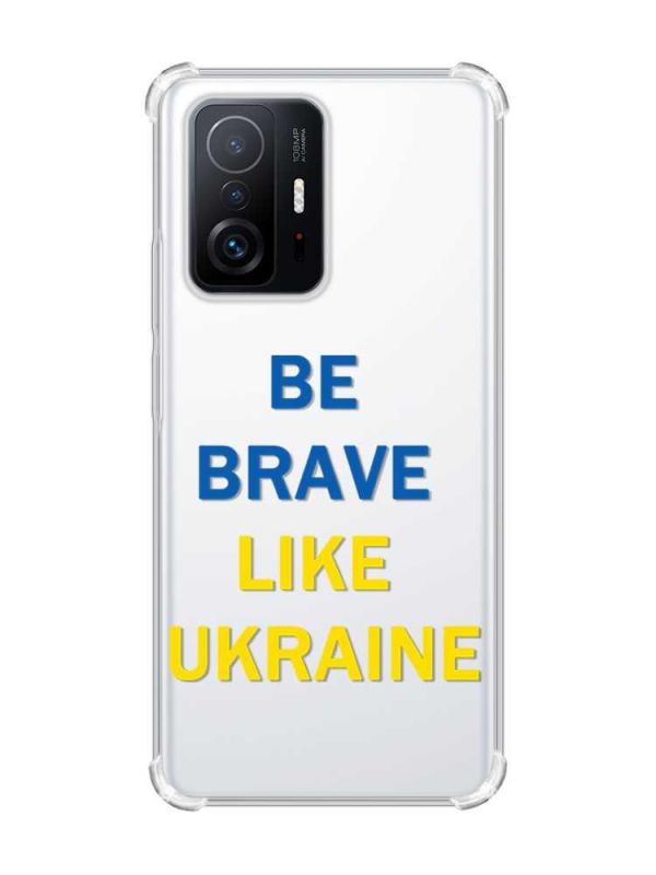 Чохол з потовщеними кутами на Xiaomi 11T :: Сміливість (принт 5)