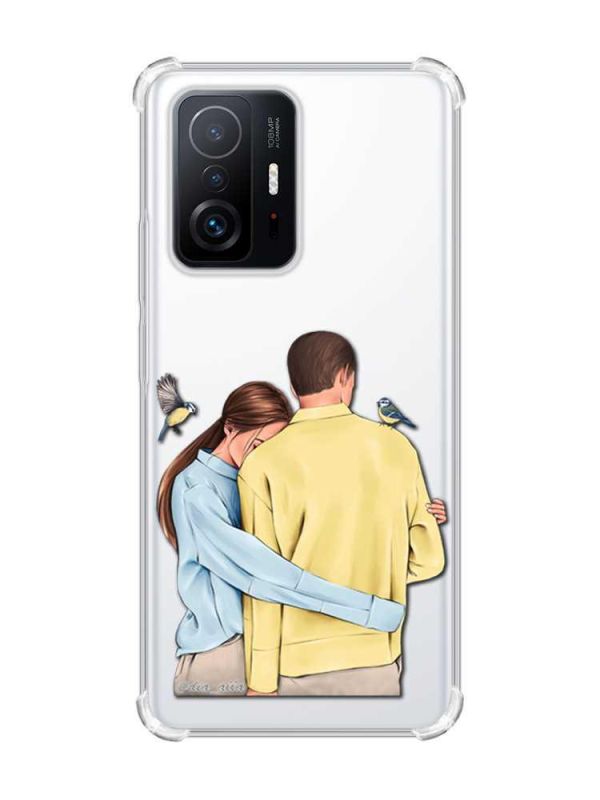 Чохол з потовщеними кутами на Xiaomi 11T :: Українська пара (принт 14)