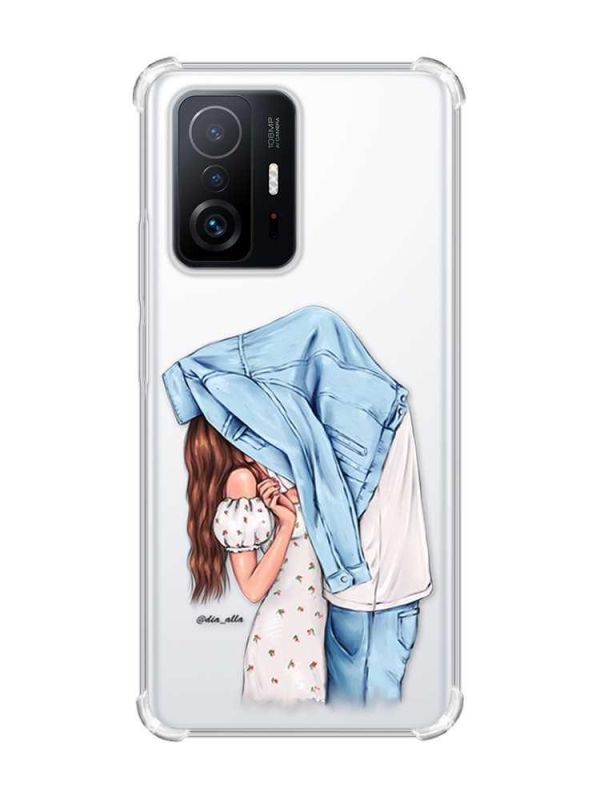 Чохол з потовщеними кутами на Xiaomi 11T :: Поцілунок (принт 33)