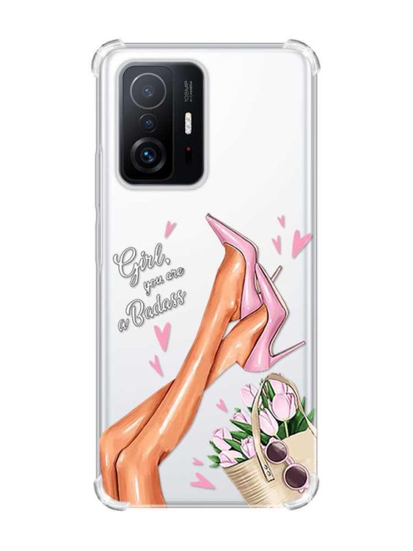 Чохол з потовщеними кутами на Xiaomi 11T :: Ніжки (принт 62)