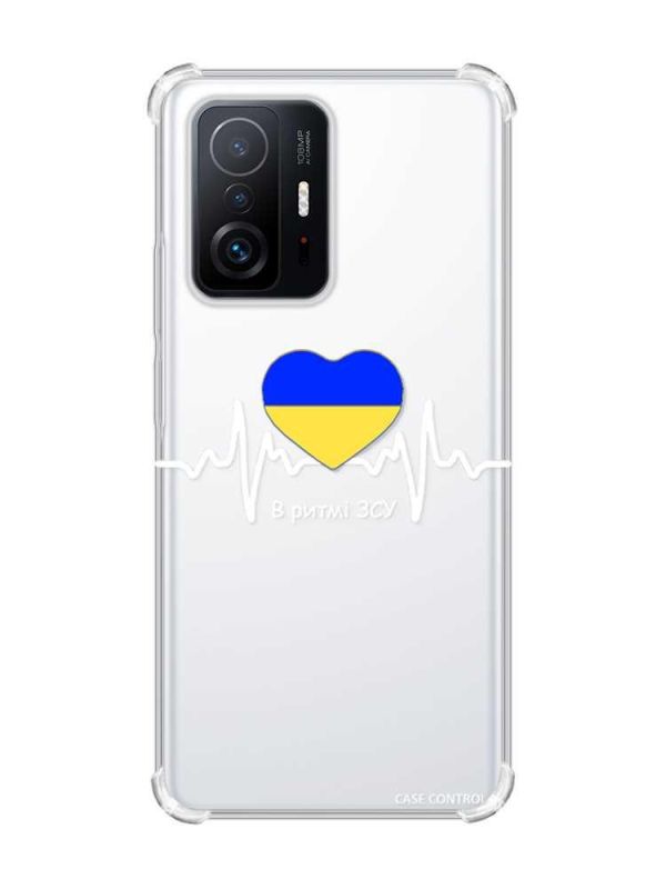 Чохол з потовщеними кутами на Xiaomi 11T :: В ритмі ЗСУ (принт 71)