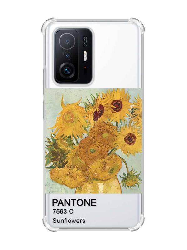 Чохол з потовщеними кутами на Xiaomi 11T :: Соняхи (принт 81)