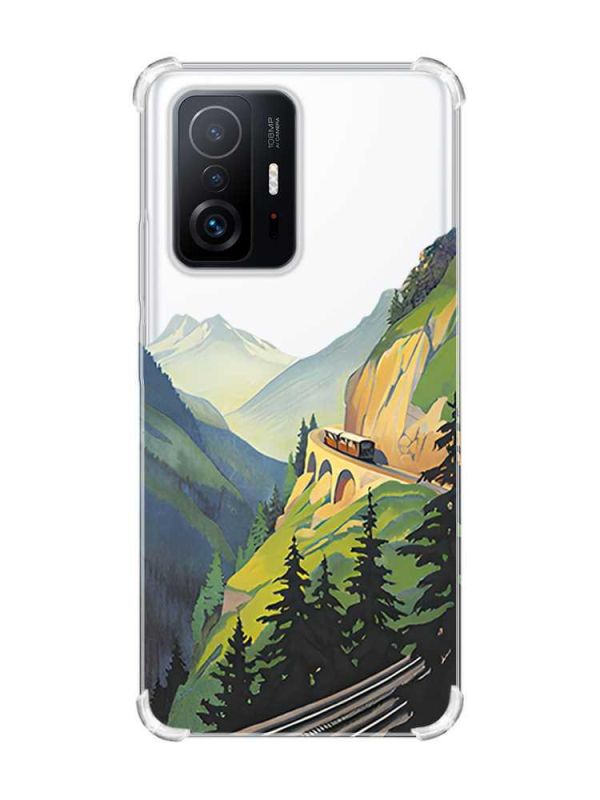 Чохол з потовщеними кутами на Xiaomi 11T :: Пейзаж. Гори (принт 87)