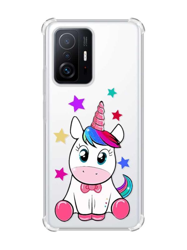 Чохол з потовщеними кутами на Xiaomi 11T :: Єдиноріг (принт 102)