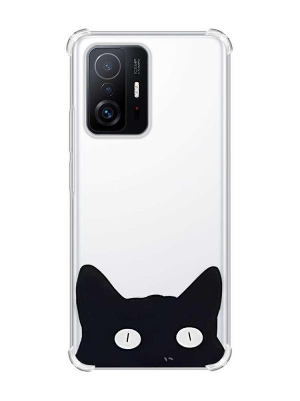 Чохол з потовщеними кутами на Xiaomi 11T :: Котик (принт 119)