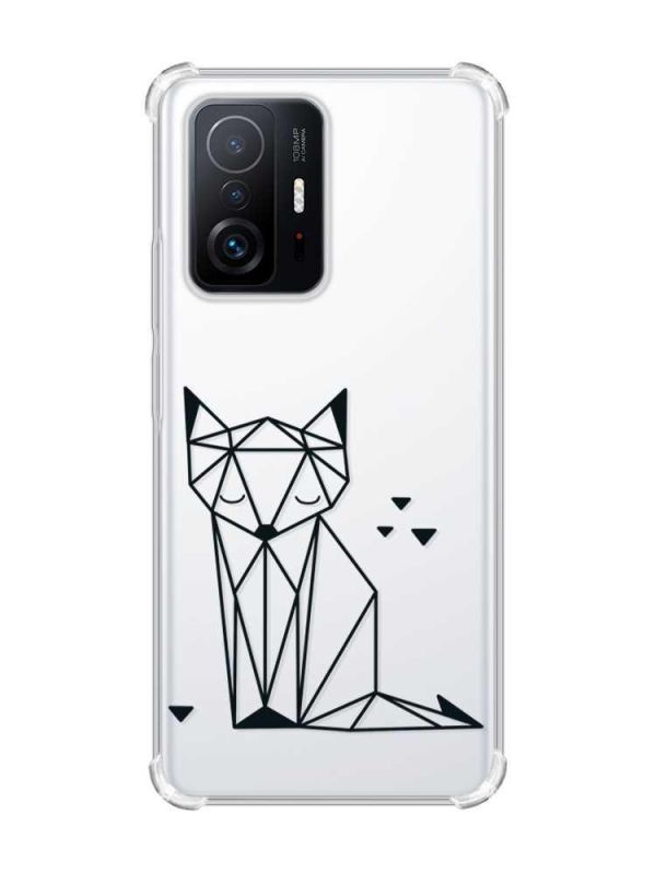 Чохол з потовщеними кутами на Xiaomi 11T :: Лисиця (принт 126)