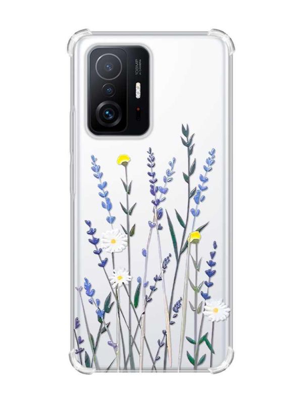 Чохол з потовщеними кутами на Xiaomi 11T :: Польові квіти (принт 270)