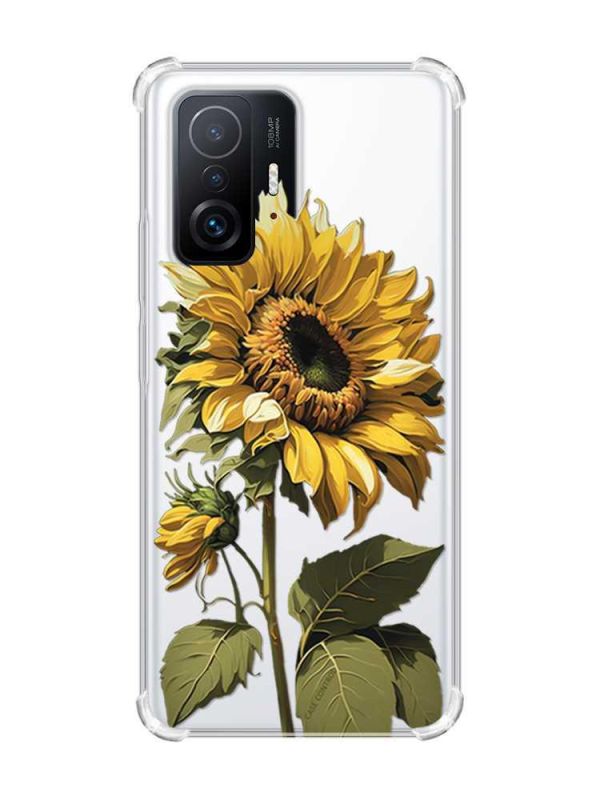 Чохол з потовщеними кутами на Xiaomi 11T :: Соняшник (принт 274)