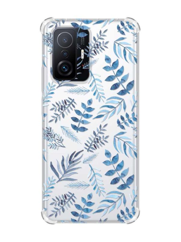 Чохол з потовщеними кутами на Xiaomi 11T :: Рослинний фон (принт 276)