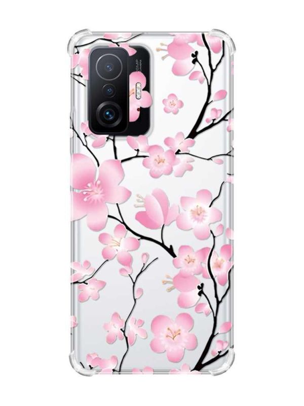 Чохол з потовщеними кутами на Xiaomi 11T :: Квітуча сакура (принт 282)