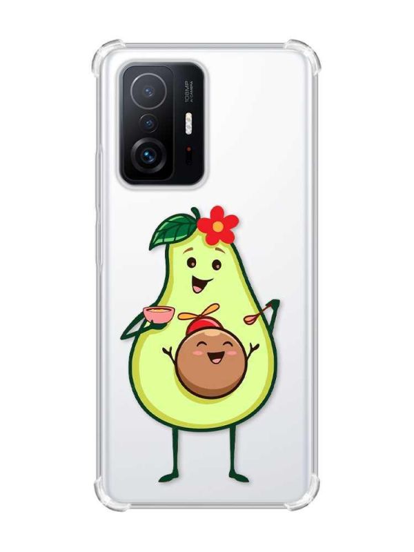 Чохол з потовщеними кутами на Xiaomi 11T :: Малюк Авокадо (принт 309)