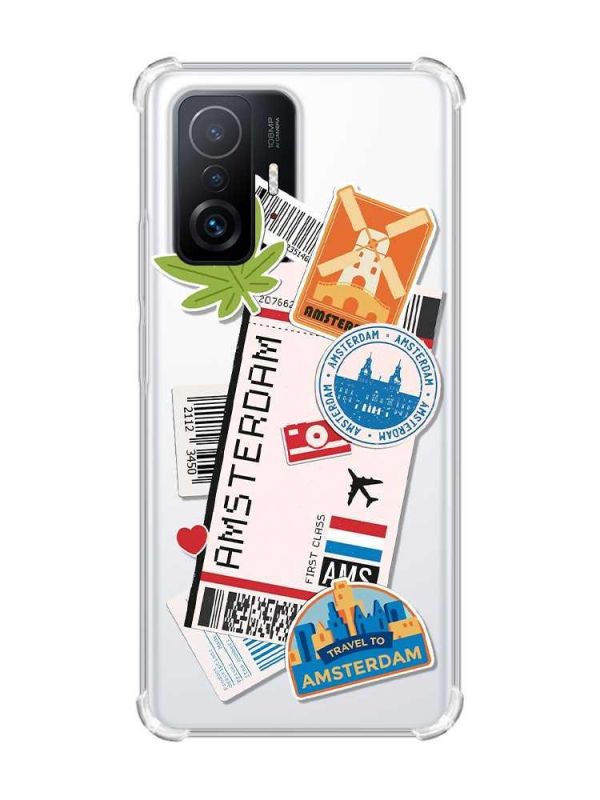 Чохол з потовщеними кутами на Xiaomi 11T :: Подорожі. Амстердам (принт 327)