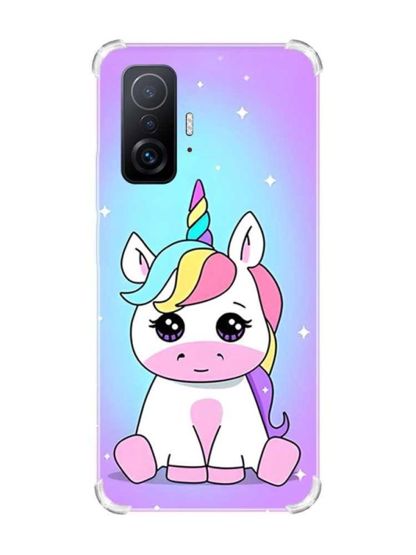 Чохол з потовщеними кутами на Xiaomi 11T :: Єдиноріг (принт 103)