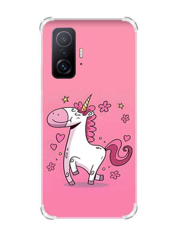 Чохол з потовщеними кутами на Xiaomi 11T :: Єдиноріг (принт 105)