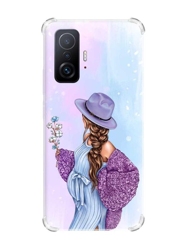 Чохол з потовщеними кутами на Xiaomi 11T :: В очікуванні хлопчика (принт 222)