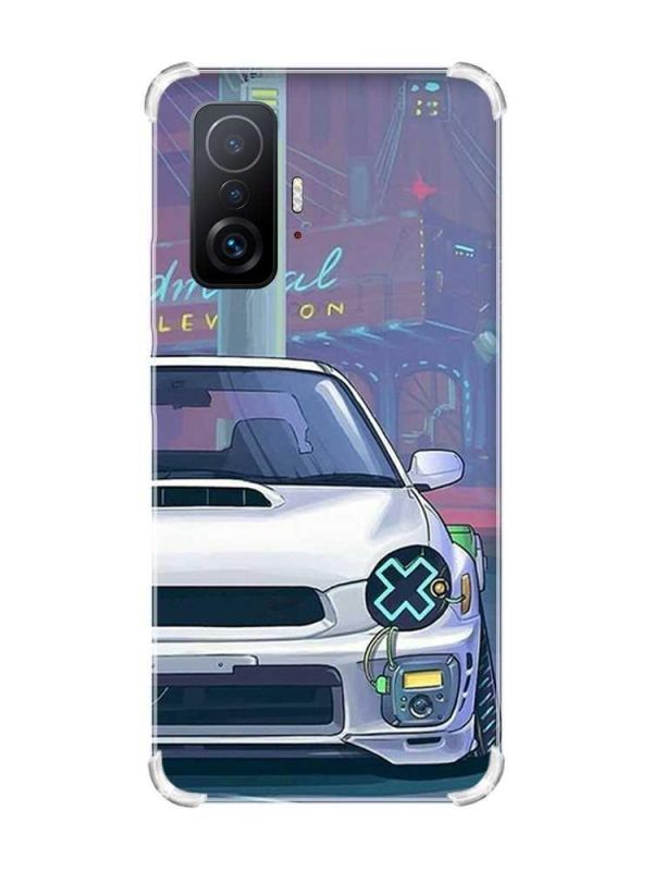 Чохол з потовщеними кутами на Xiaomi 11T :: Авто аніме (принт 239)