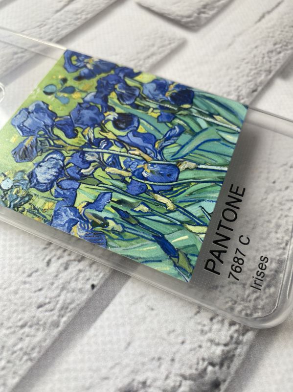 Прозорий чохол на Samsung Galaxy S10 Plus :: Іриси (принт 75)