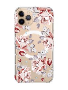 Магнітний чохол на iPhone 11 Pro із підтримкою MagSafe :: Фон Троянди (принт 273)