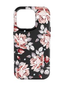 Матовий чорний чохол на Apple iPhone 14 Pro Max :: Фон Троянди (принт 273)