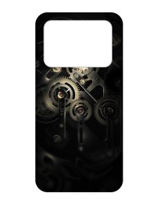 Матовий чохол з чорними боками на Xiaomi Poco X4 Pro 5G :: Механізм (принт 238)