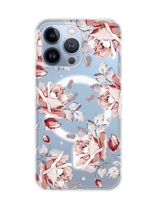 Магнітний чохол на iPhone 13 Pro (6.1) із підтримкою MagSafe :: Фон Троянди (принт 273)