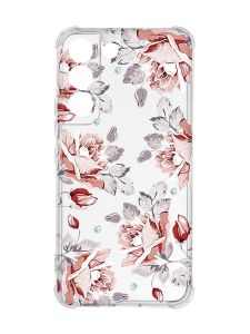 Чохол із потовщеними кутами на Samsung Galaxy S22 :: Фон Троянди (принт 273)