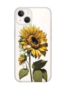 Магнітний чохол на iPhone 14 Plus із підтримкою MagSafe :: Соняшник (принт 274)